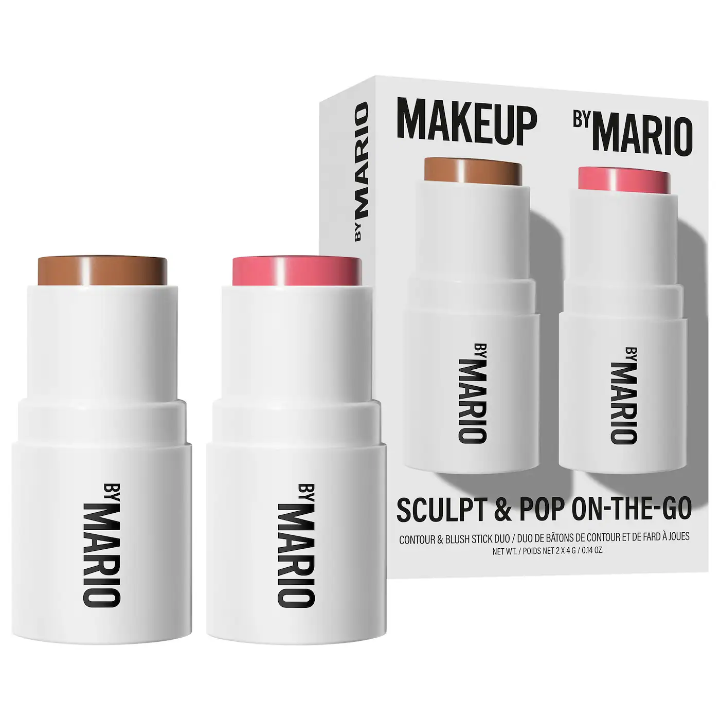 Makeup By Mario Mini Sculpt & Pop On-The-Go - Medium / Pale Petal