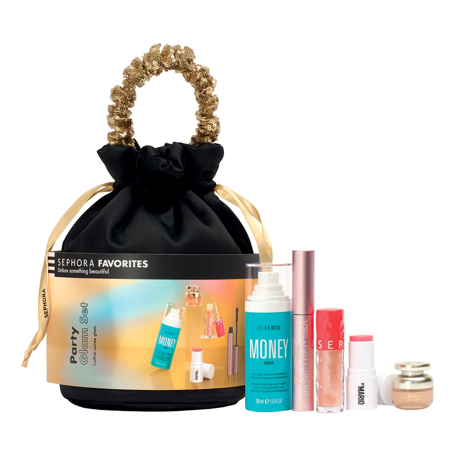 Sephora Collection Party Glam Set – Make-up, Hair & Fragrance Set